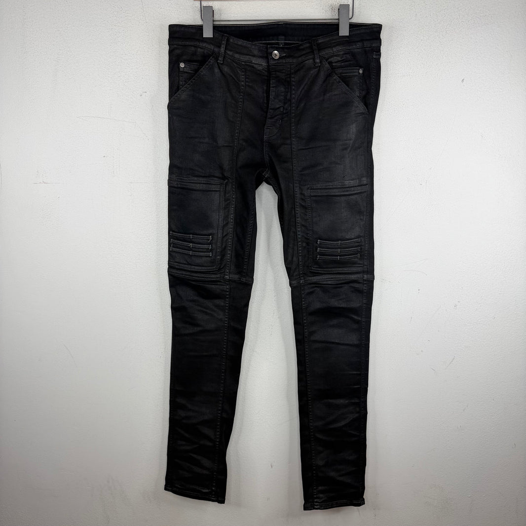 DRKSHDW Waxed Nagakin Jeans