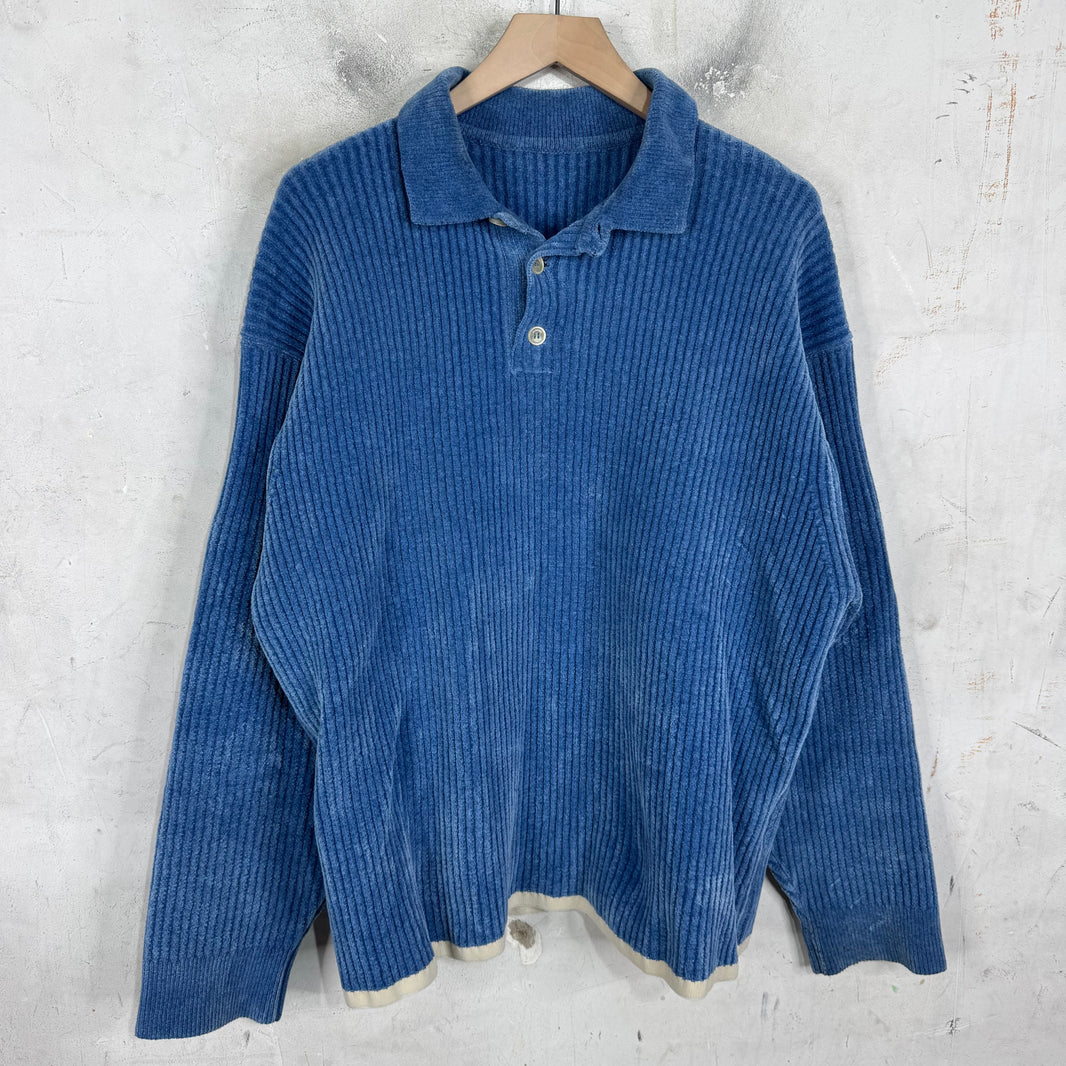 Jacquemus Heavy Ribbed LS Polo