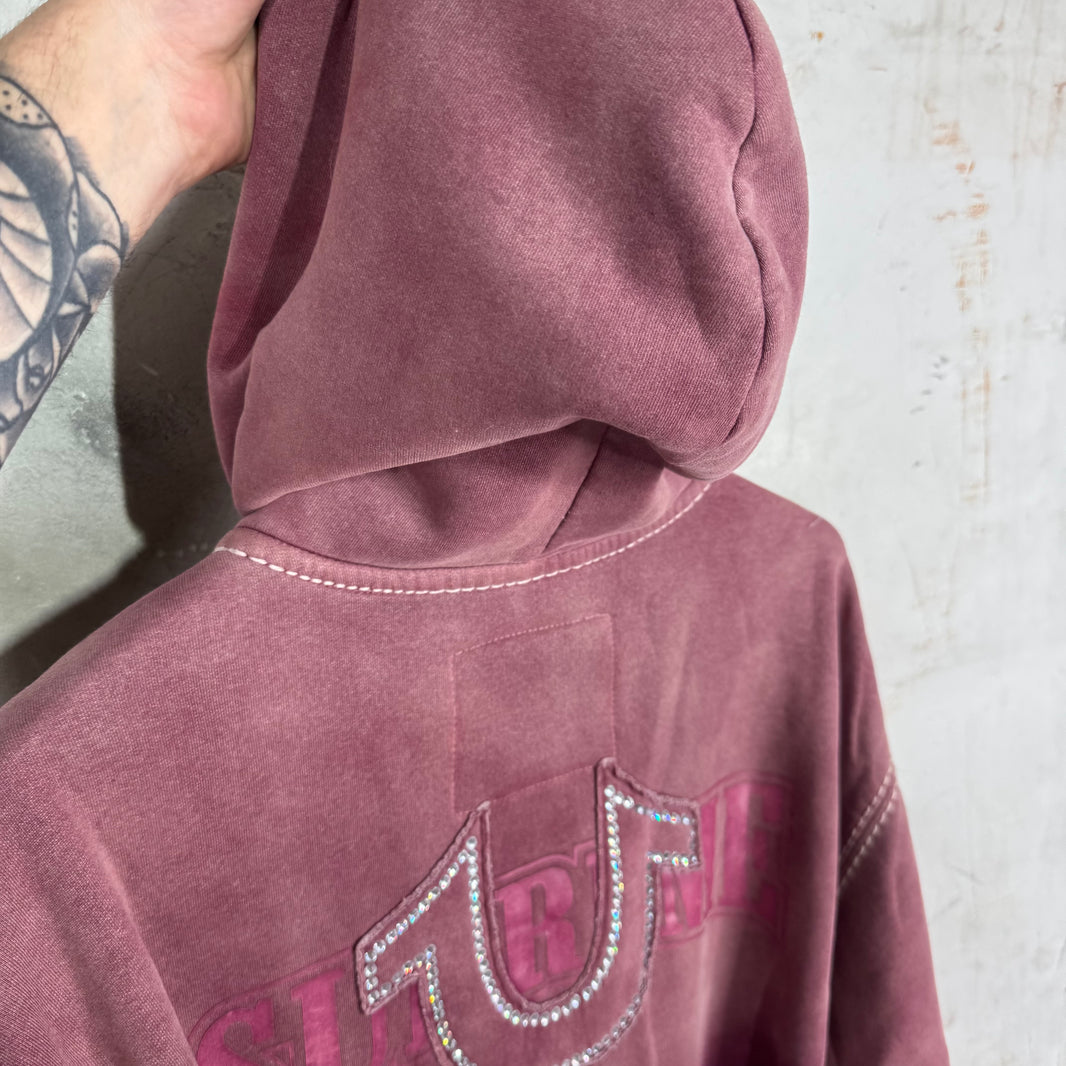 Supreme x True Religion Faded Zip Up Hoodie