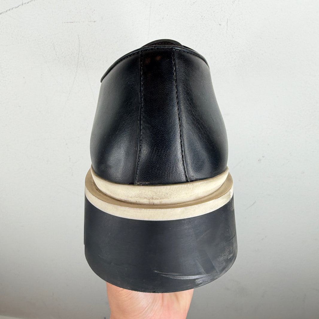 Bottega Veneta White/Black Tire Derby
