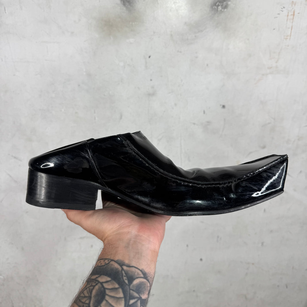 Balenciaga Patent Romeo Collapse Mules