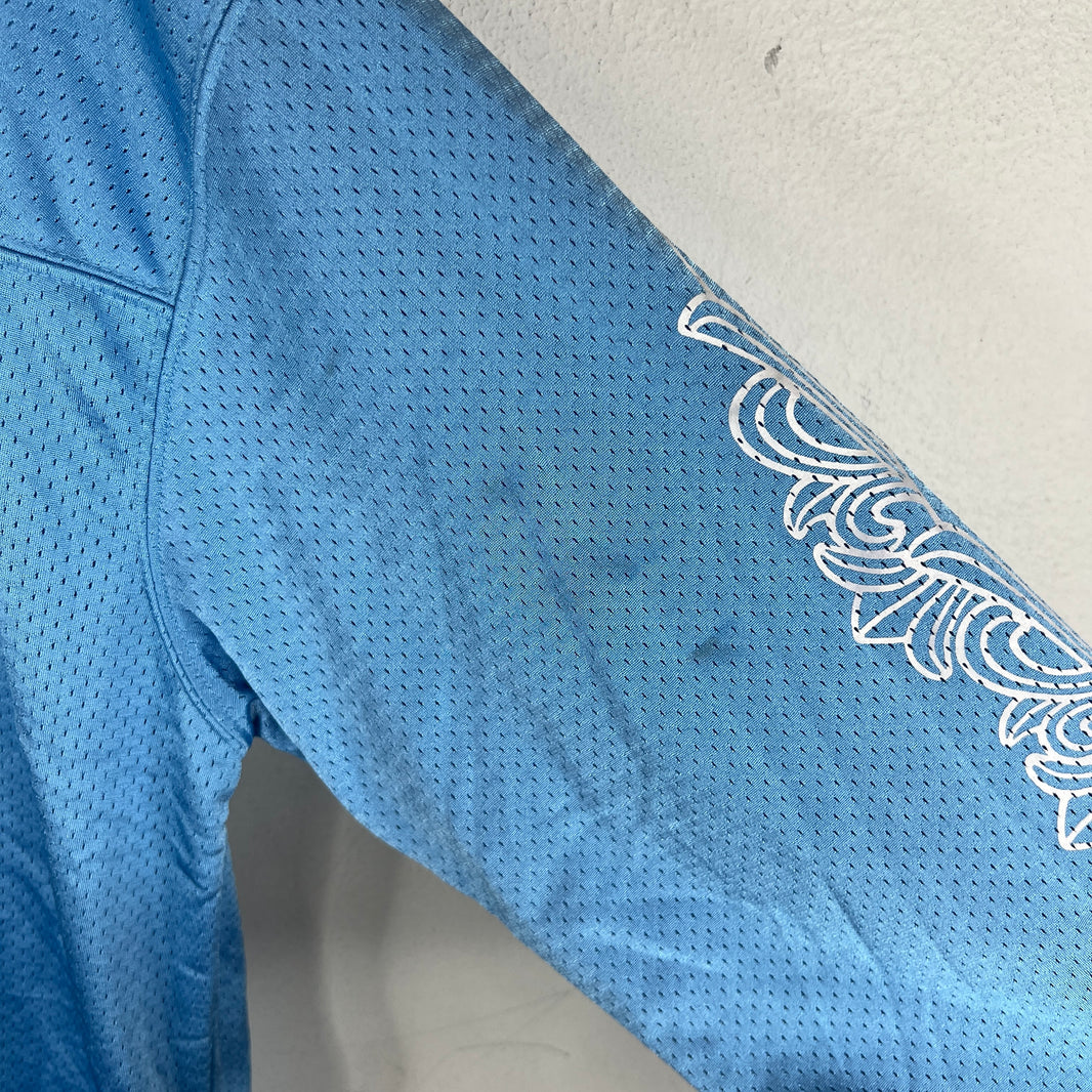 Chrome Hearts Blue Sports Warm-Up Jersey