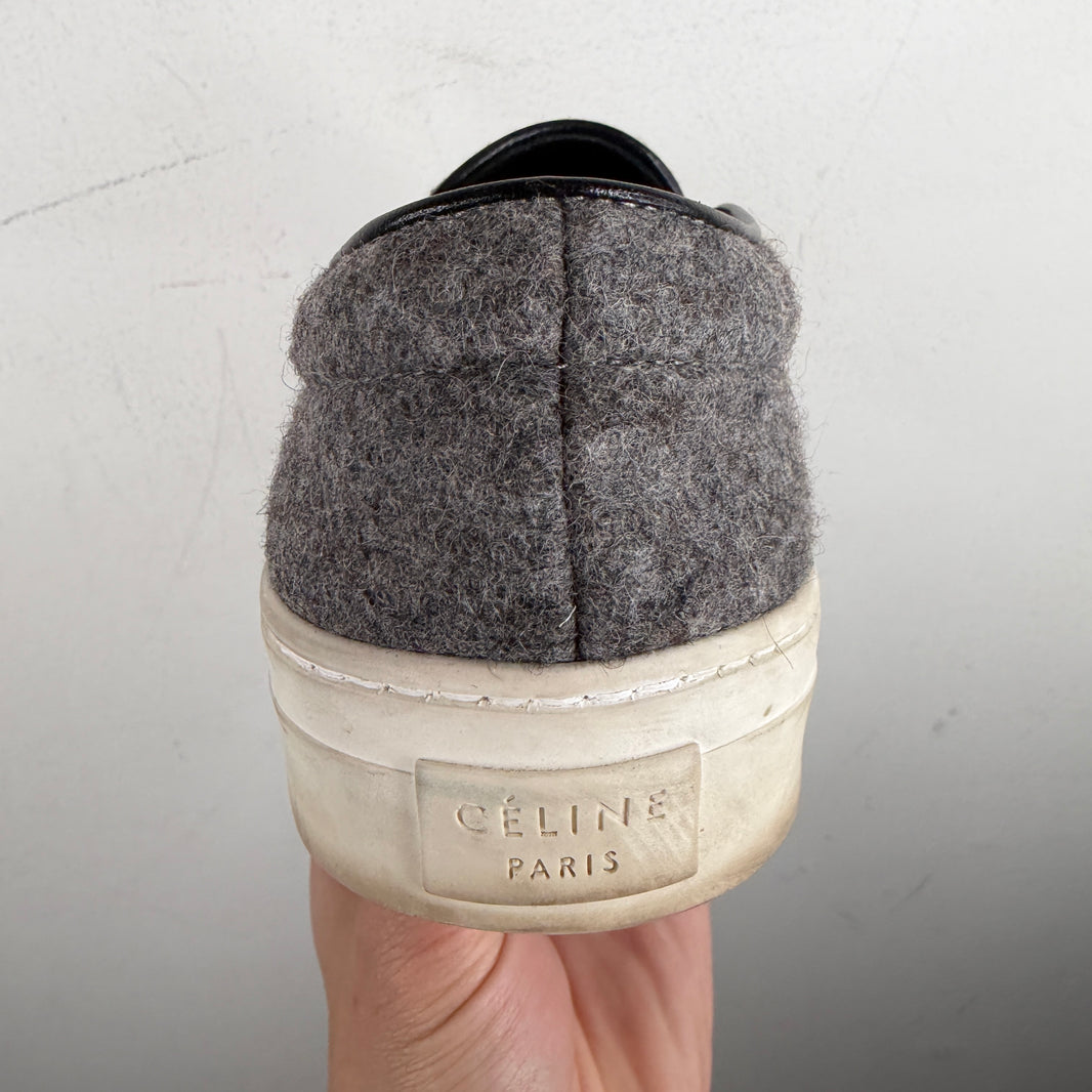 Celine Wool Slip On Sneakers