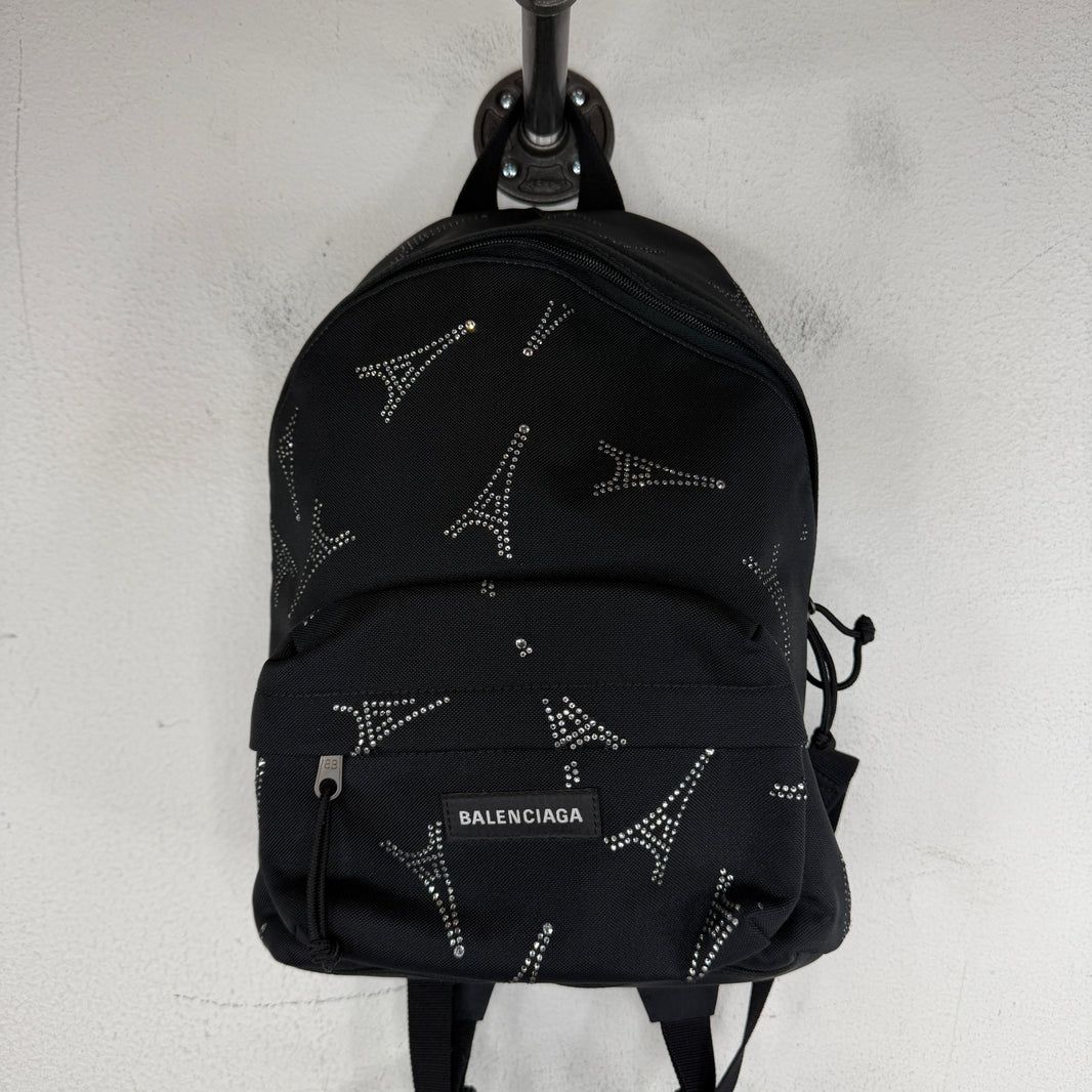 Balenciaga Eiffel Tower Crystal Backpack