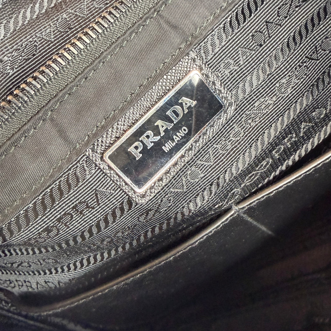 Prada Color Block Messenger Bag
