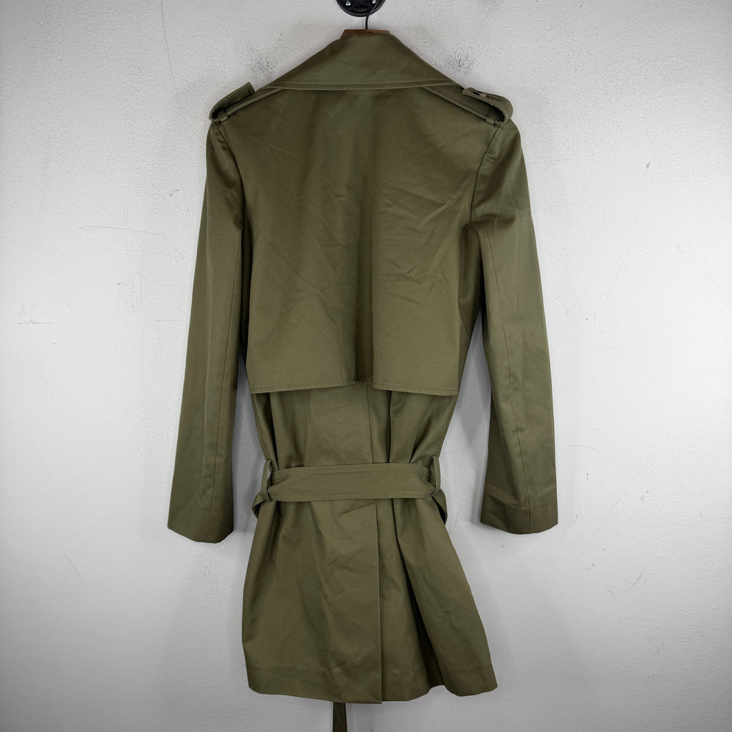 Loewe Green Fishtail Trench Jacket