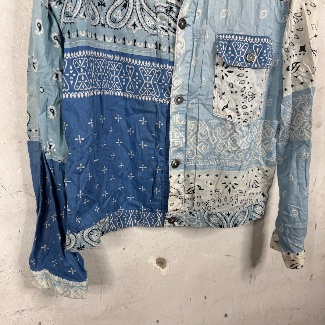 Kapital Patchworked Bandana Trucker Shirt