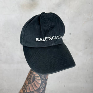Balenciaga Black White Logo Hat