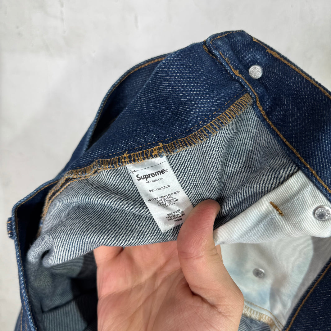 Supreme Raw Baggy Fit Jeans
