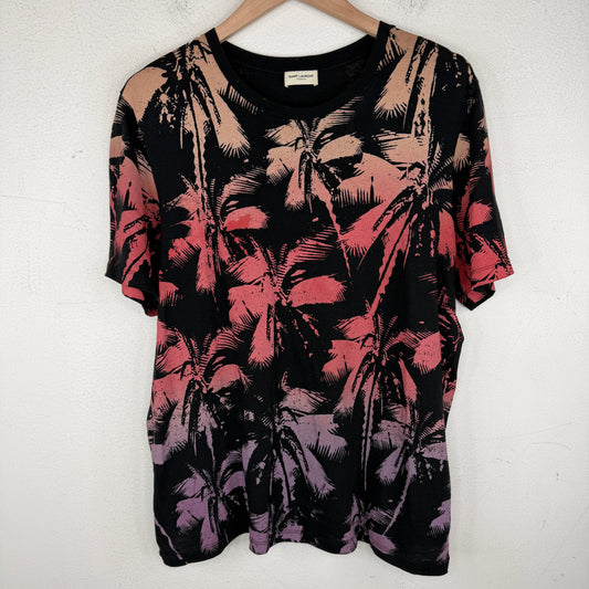 Saint Laurent Palm Tree Gradient T-Shirt