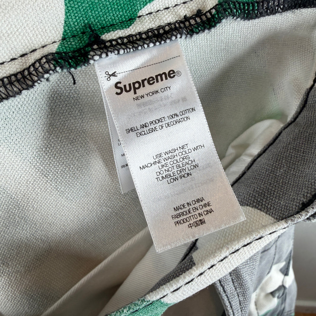 Supreme Green Camo Convertible Cargo Pants