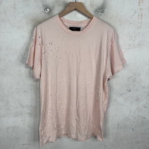 Amiri Pink Shotgun T-Shirt