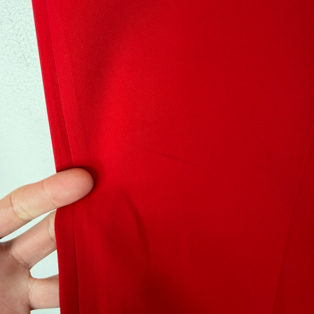 Balenciaga Red 5 Pocket Pants