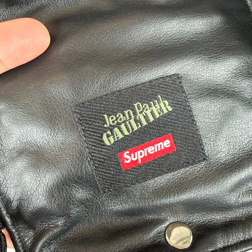 Supreme JPG Schott Leather Harness Vest