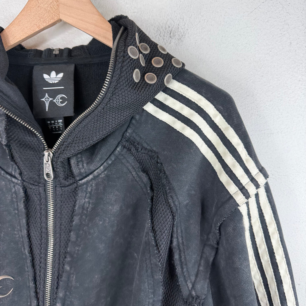 Adidas Thug Club Black Full Zip-Up Hoodie