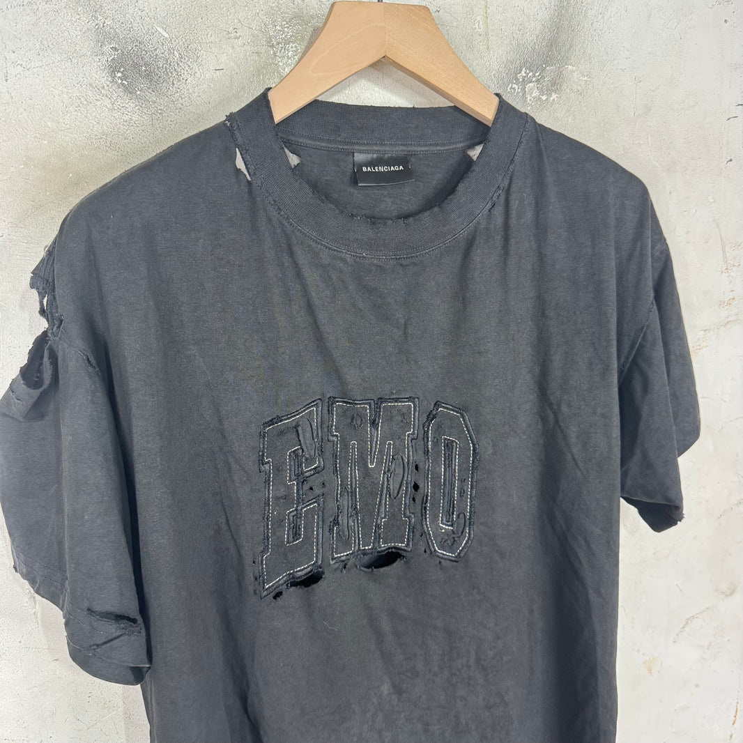 Balenciaga Distressed Emo T-Shirt