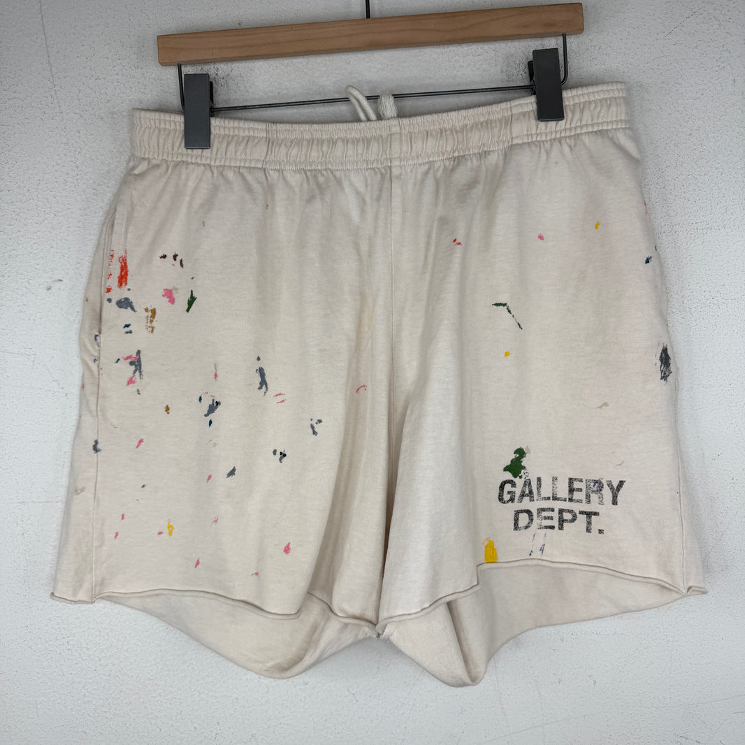 Gallery Dept Cream Paint Shorts