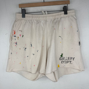 Gallery Dept Cream Paint Shorts