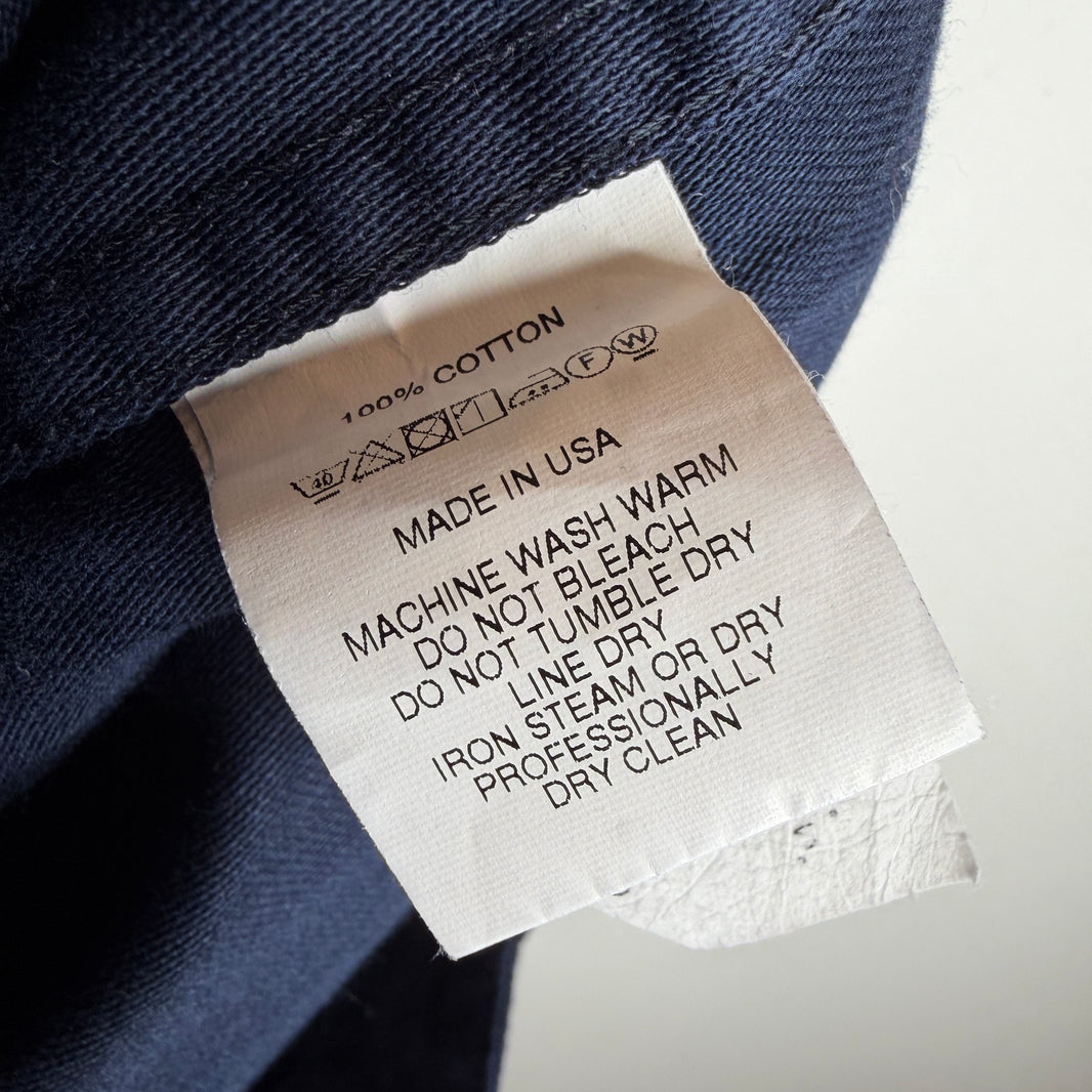 Engineered Garments Navy Button Strap Fatigue Pants