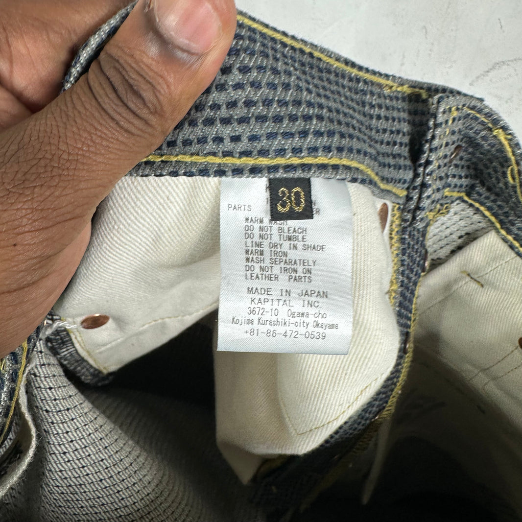Kapital Blue Indigo Century Denim Jeans