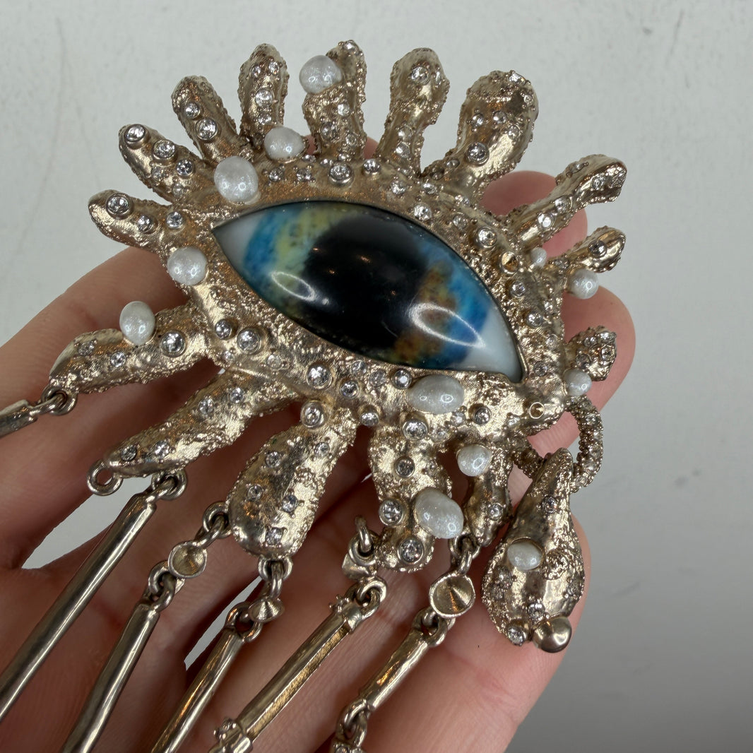 Schiaparelli Bursting Eye Brooch