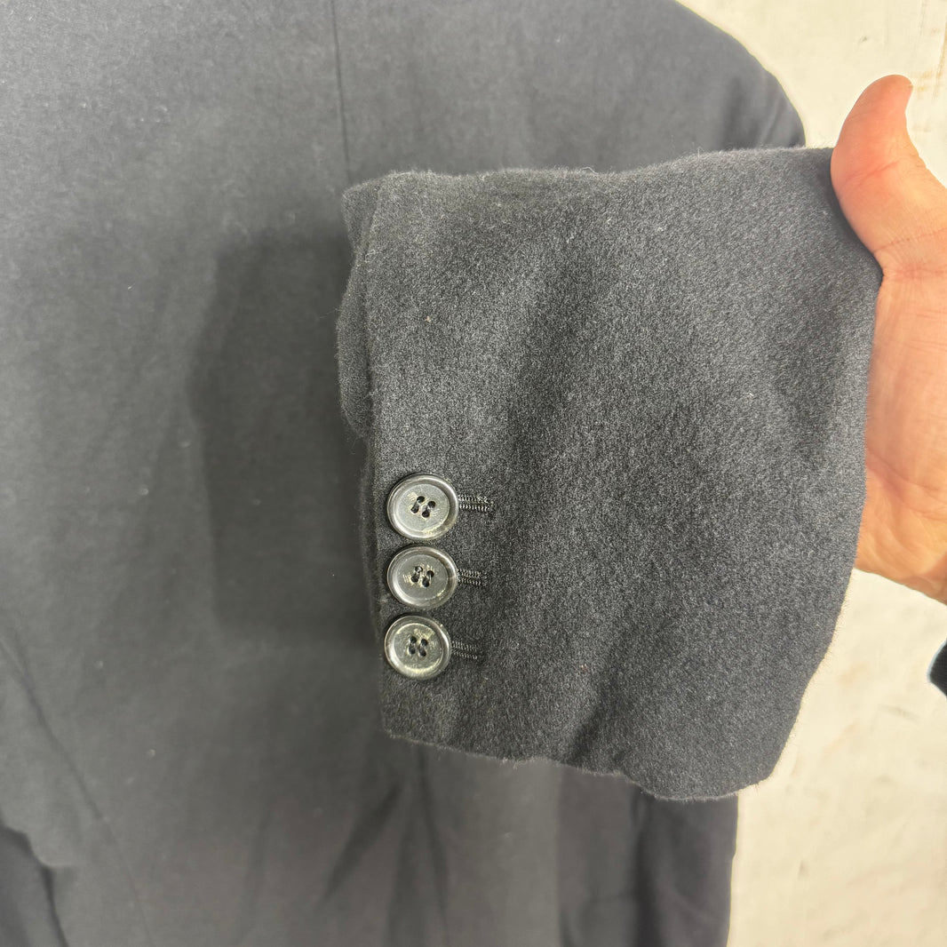 CDG Black Double Breasted Wool Jacket