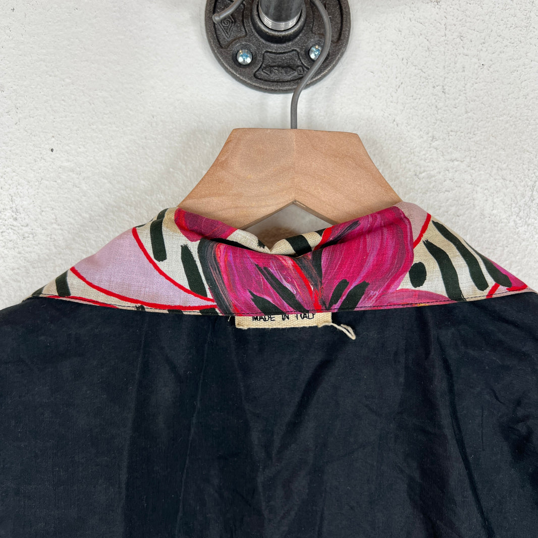 Marni Reversible Purple Floral Button Up Shirt