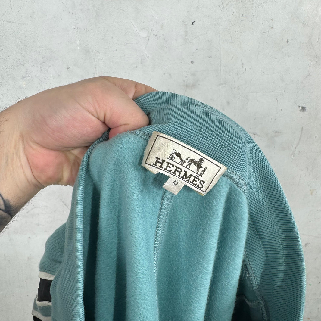 Hermes Paneled Strip Track Pants