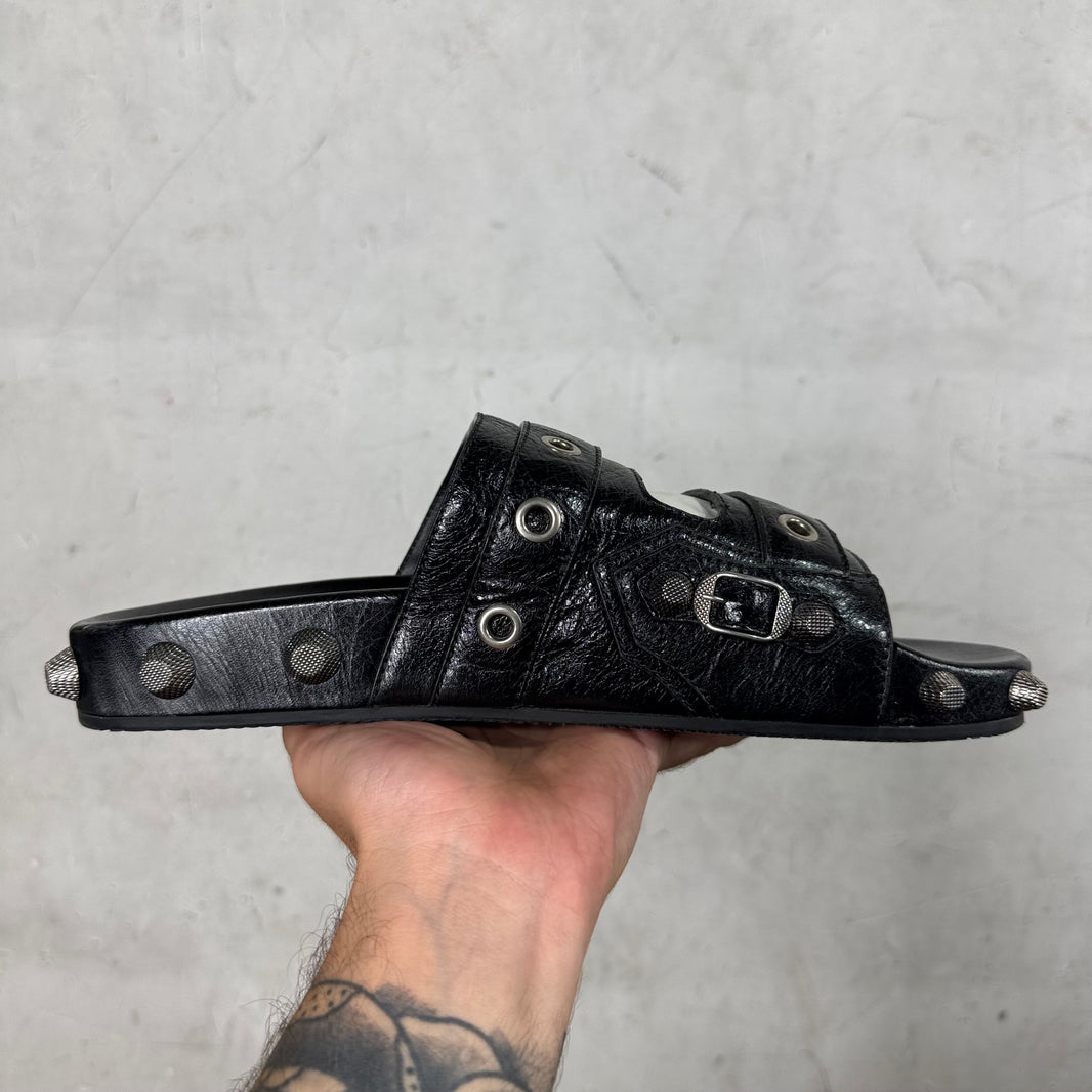 Balenciaga Cagole Studded Sandals