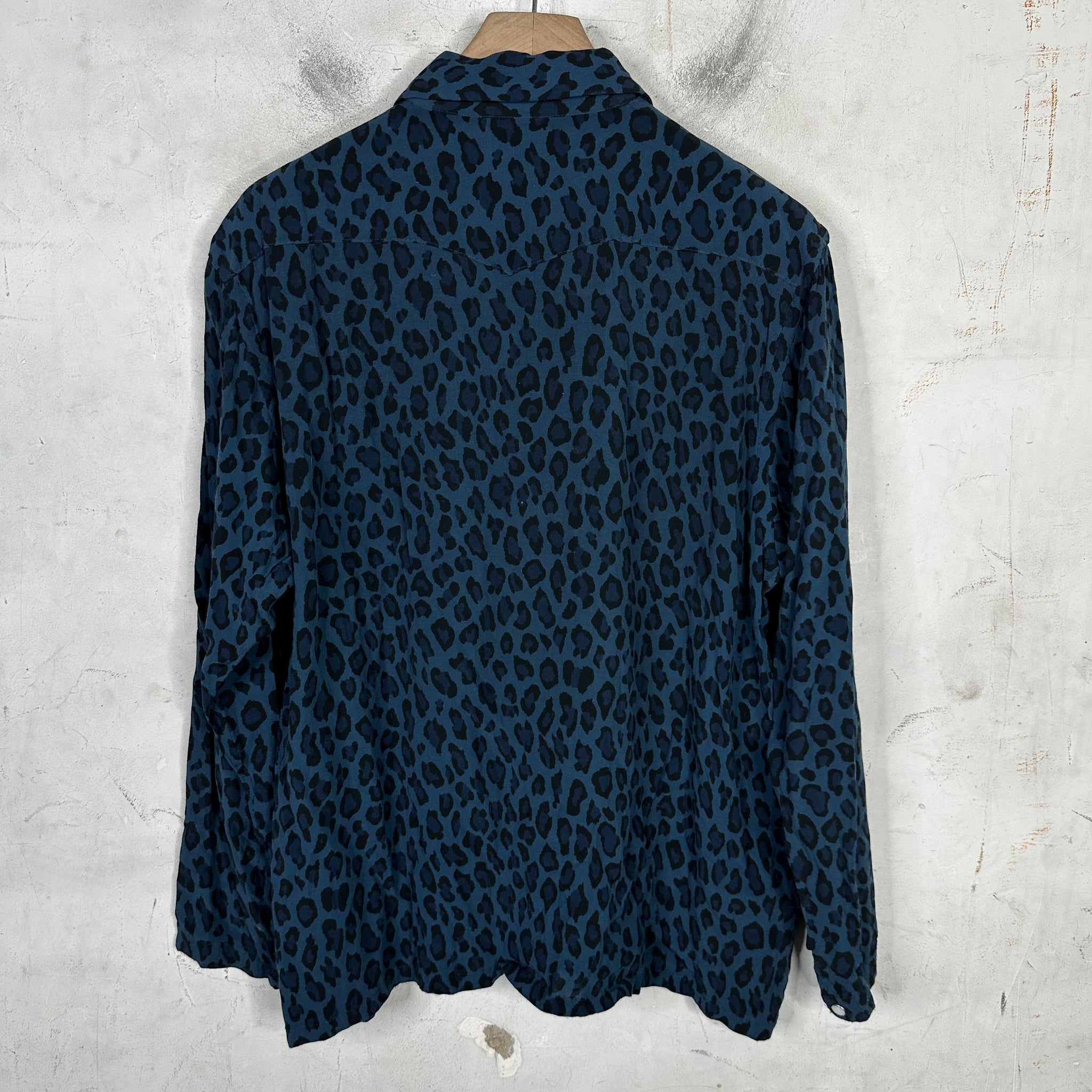 Needles Leopard Print Rayon Shirt