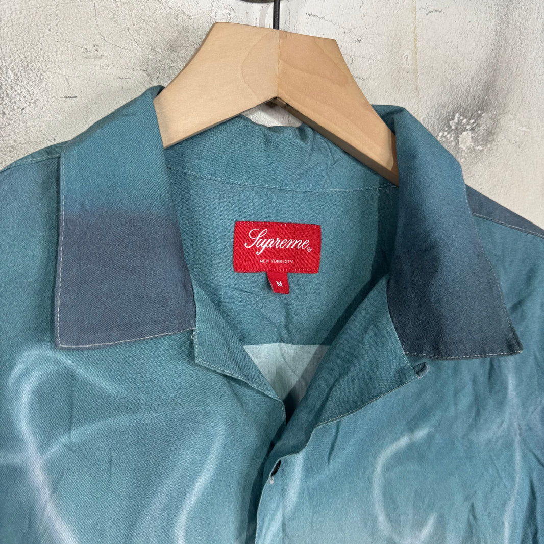 Supreme Burning Candle Button Up Shirt