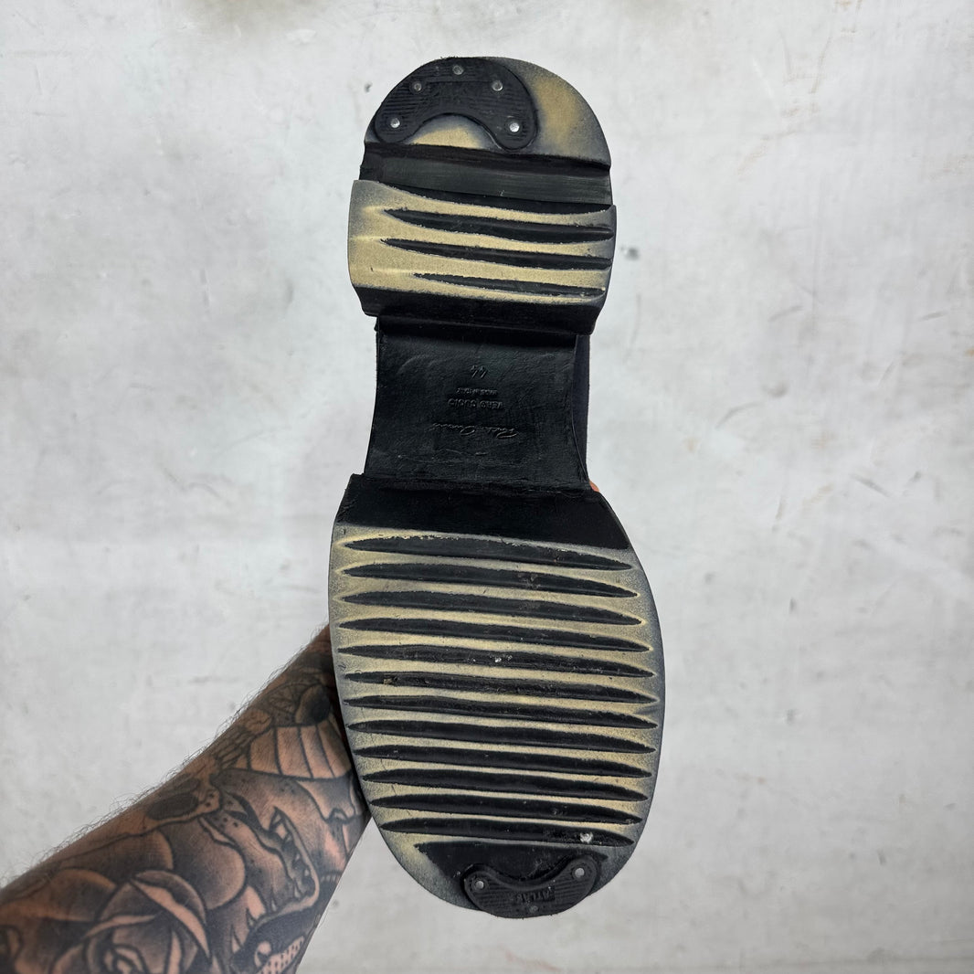 Rick Owens Black Suede Bogun Boots