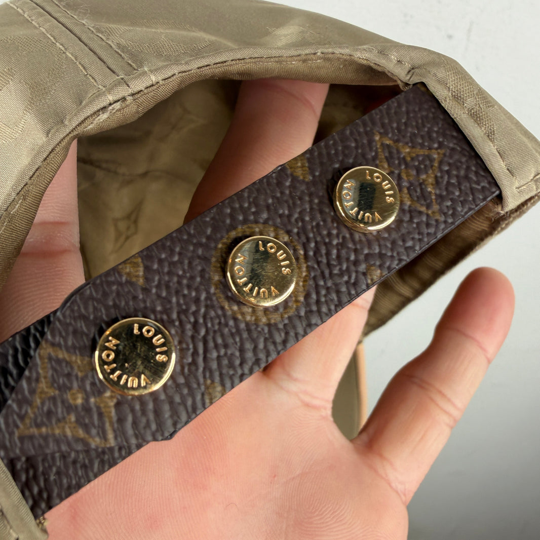 Louis Vuitton Monogram Leather Brim Hat