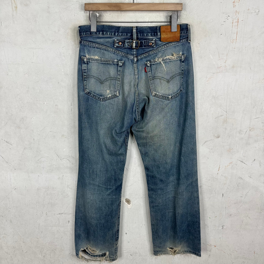 Vintage Levi's Distressed Medium Wash Redline Jeans
