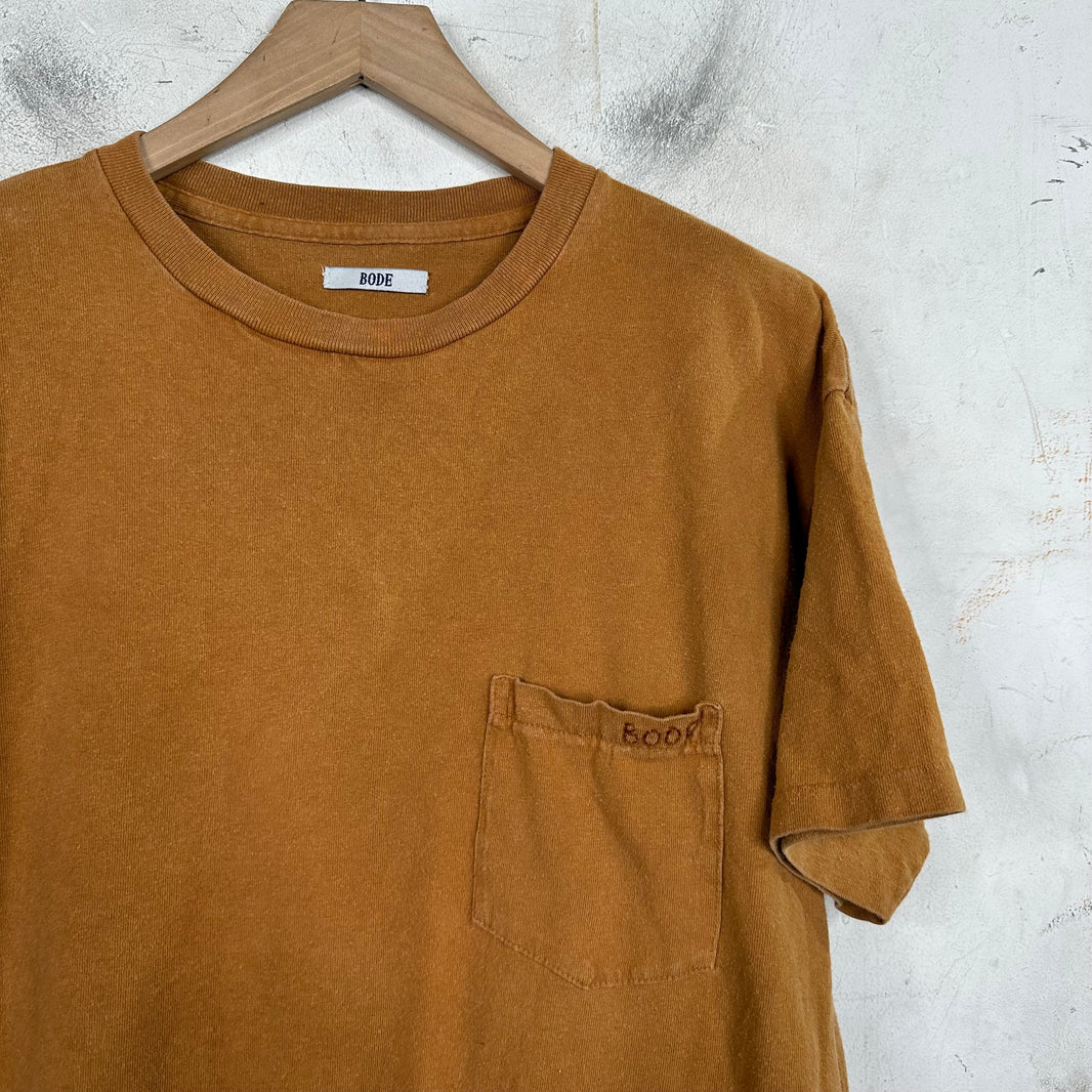 Bode Pocket Logo T-Shirt