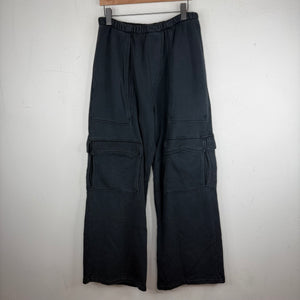 Greg Ross Gray Baggy Cargo Sweatpants