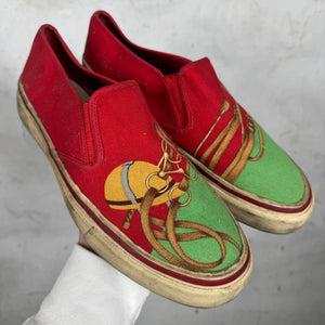 Ralph Lauren Patterned Slip On Shoes