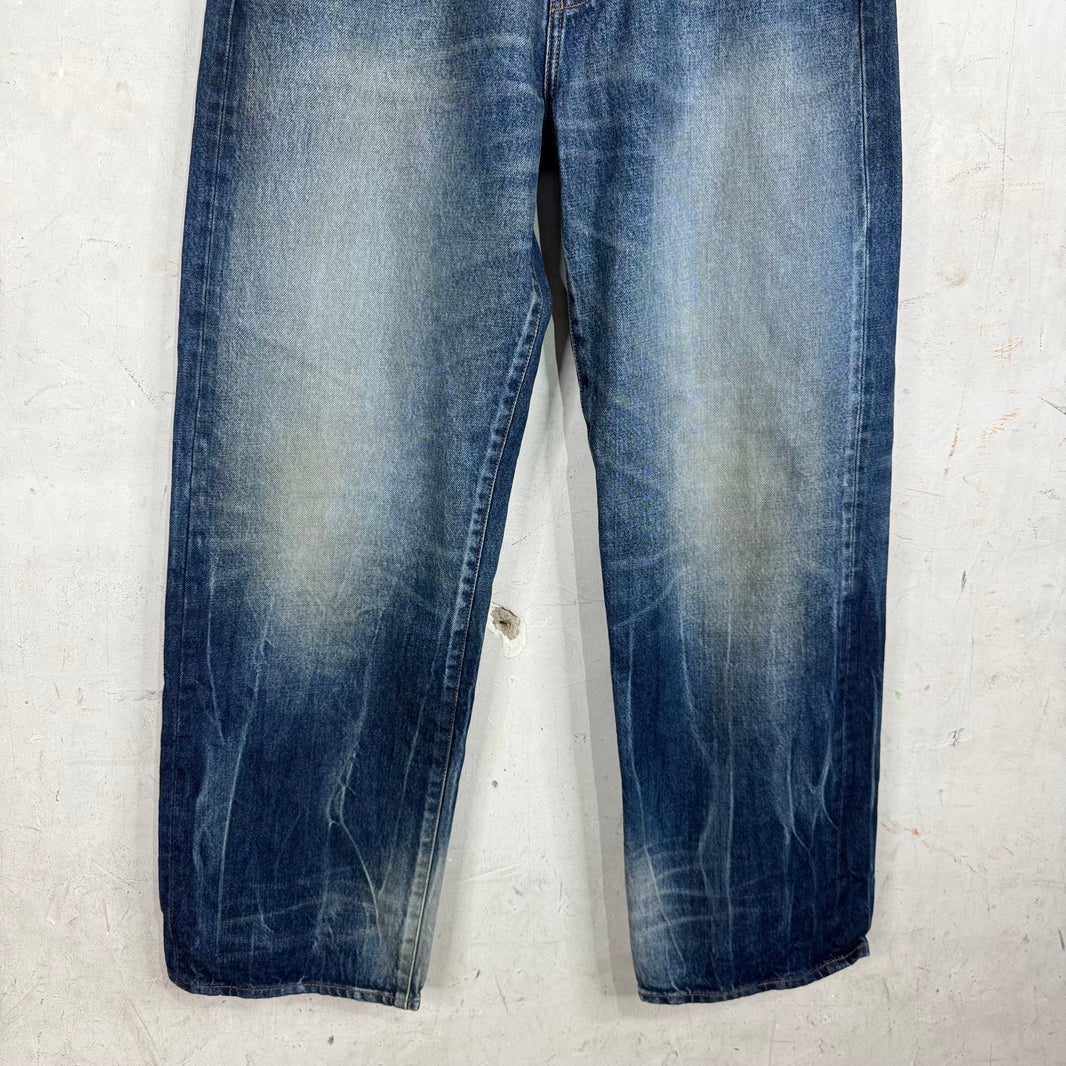 Supreme Faded Blue Selvedge Jeans