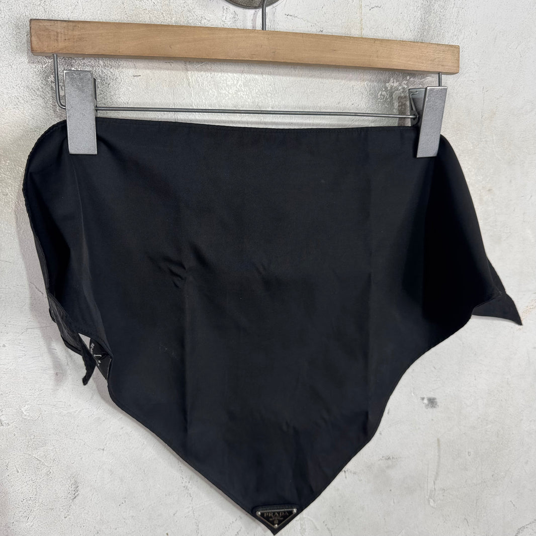 Prada Nylon Plaqued Bandana