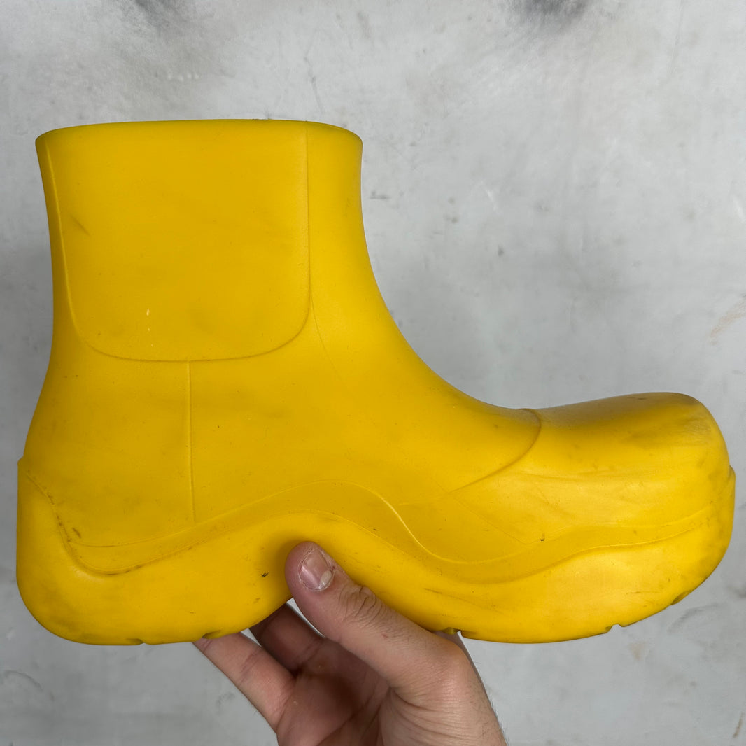 Bottega Yellow Puddle Boots