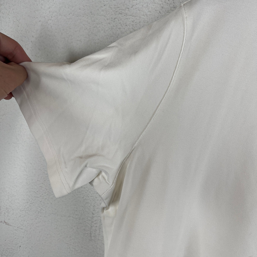 Prada White Zipper Detail T-Shirt