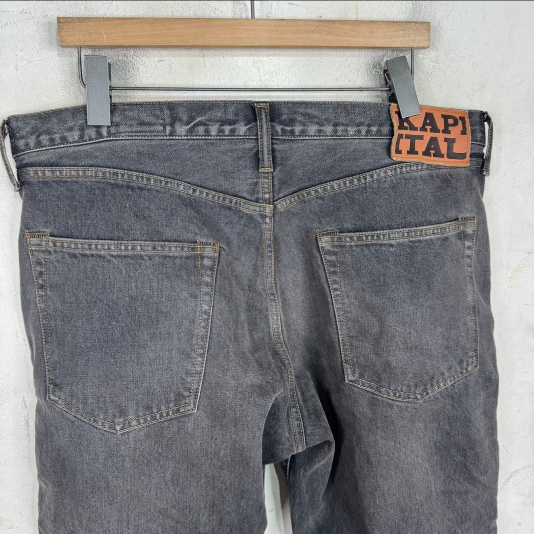 Kapital Studded Grey Jeans