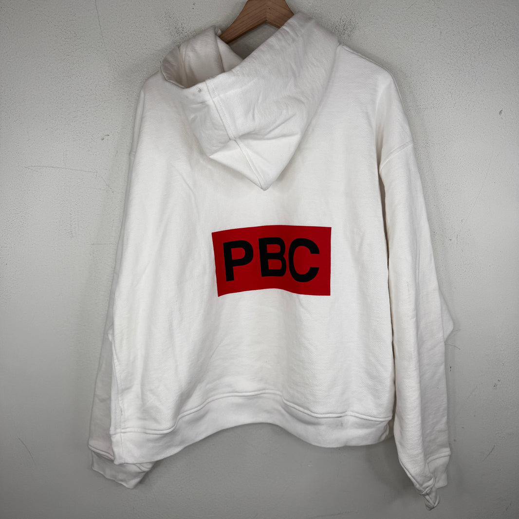 Playboi Carti White Box Logo Hoodie