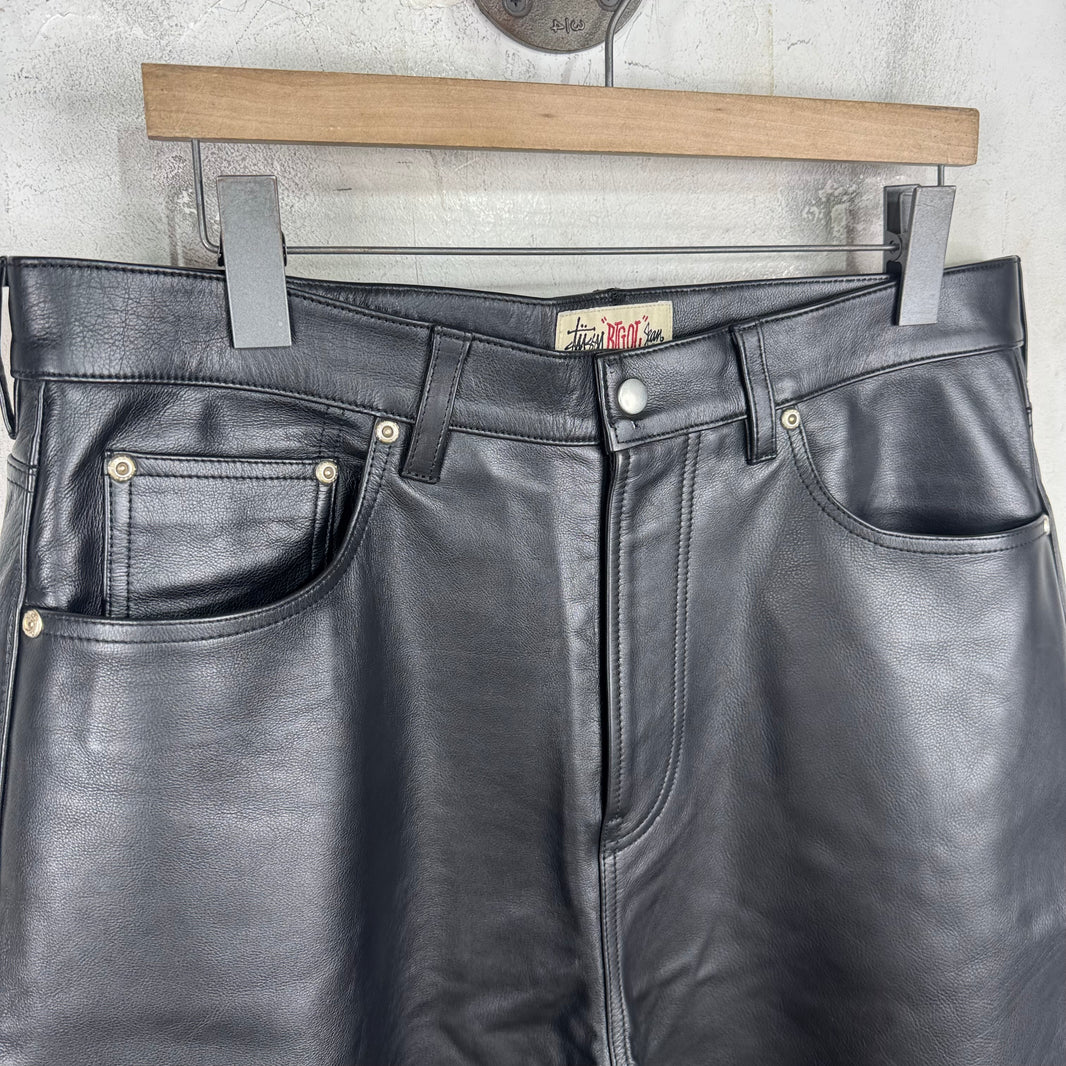 Stussy Soft Leather Shorts