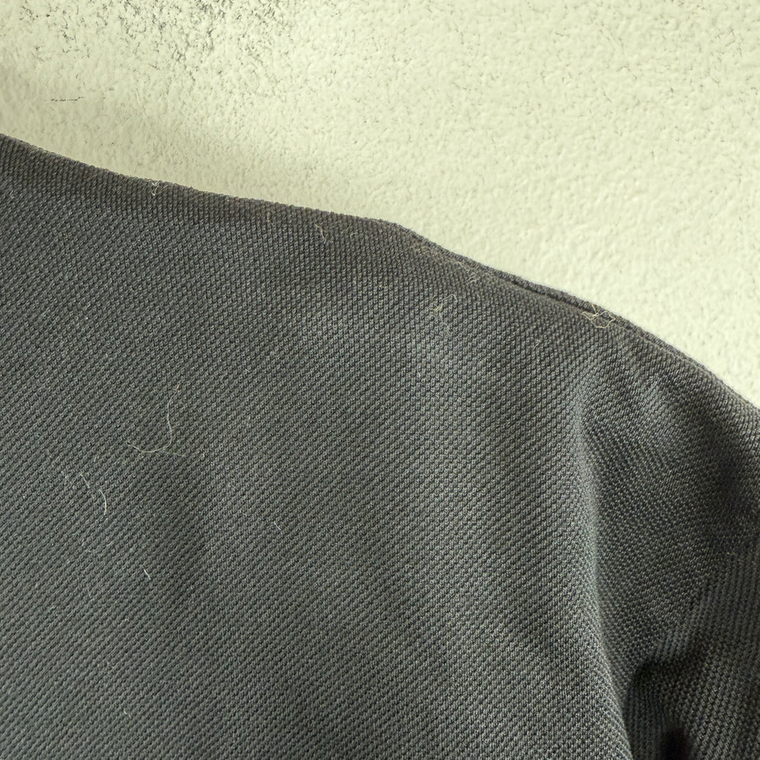 Prada Black Badge Zip Polo T-Shirt