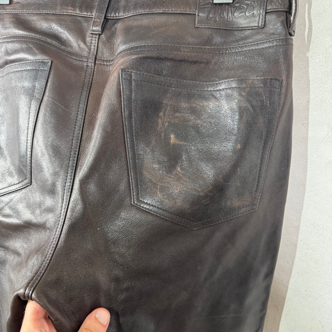 Stussy Big Ol' Brown Leathers
