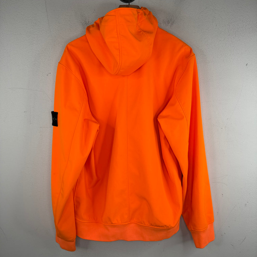 Stone Island Orange Hooded Track Jacket