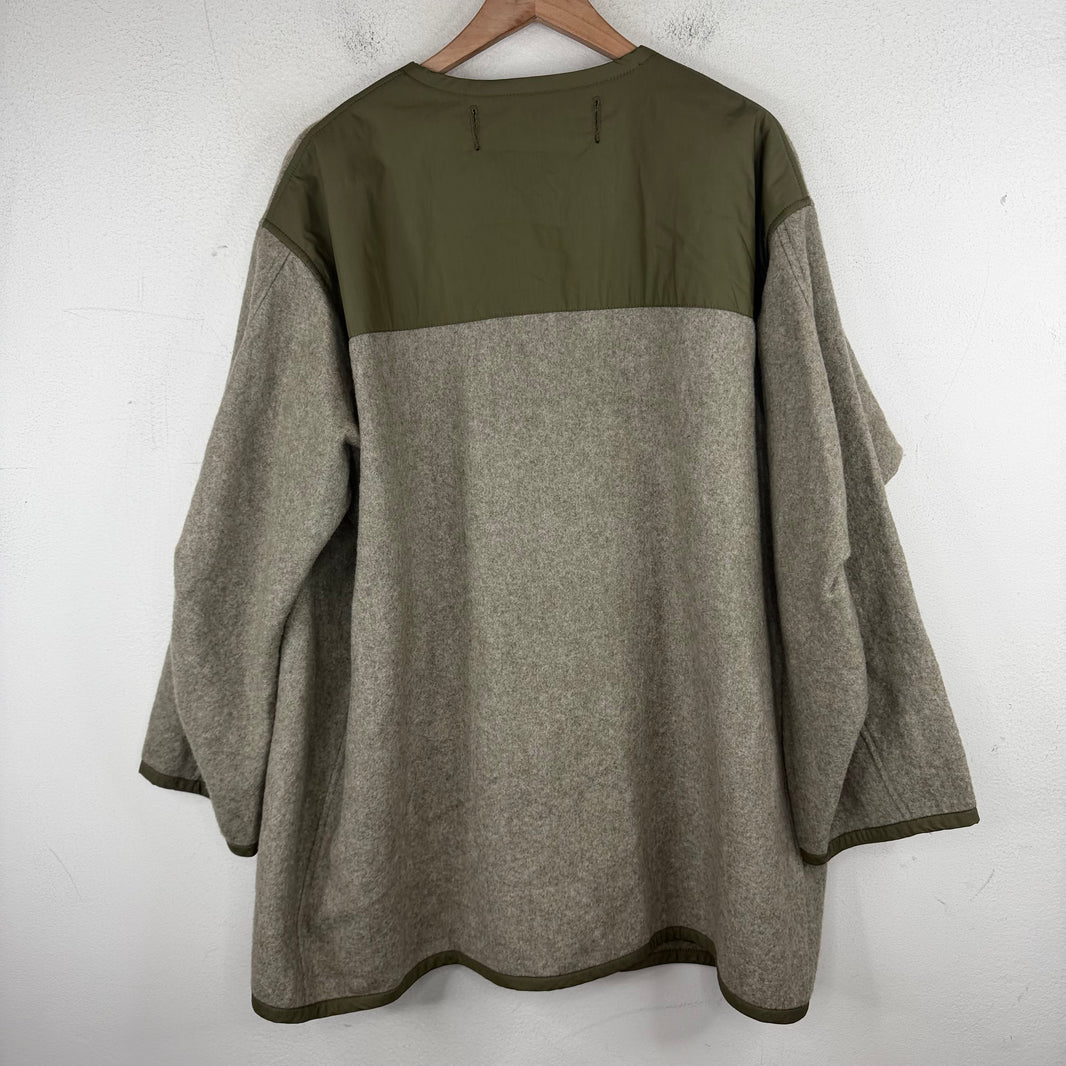 Junya Watanabe Olive Wool/Nylon Mandarin Chore Jacket