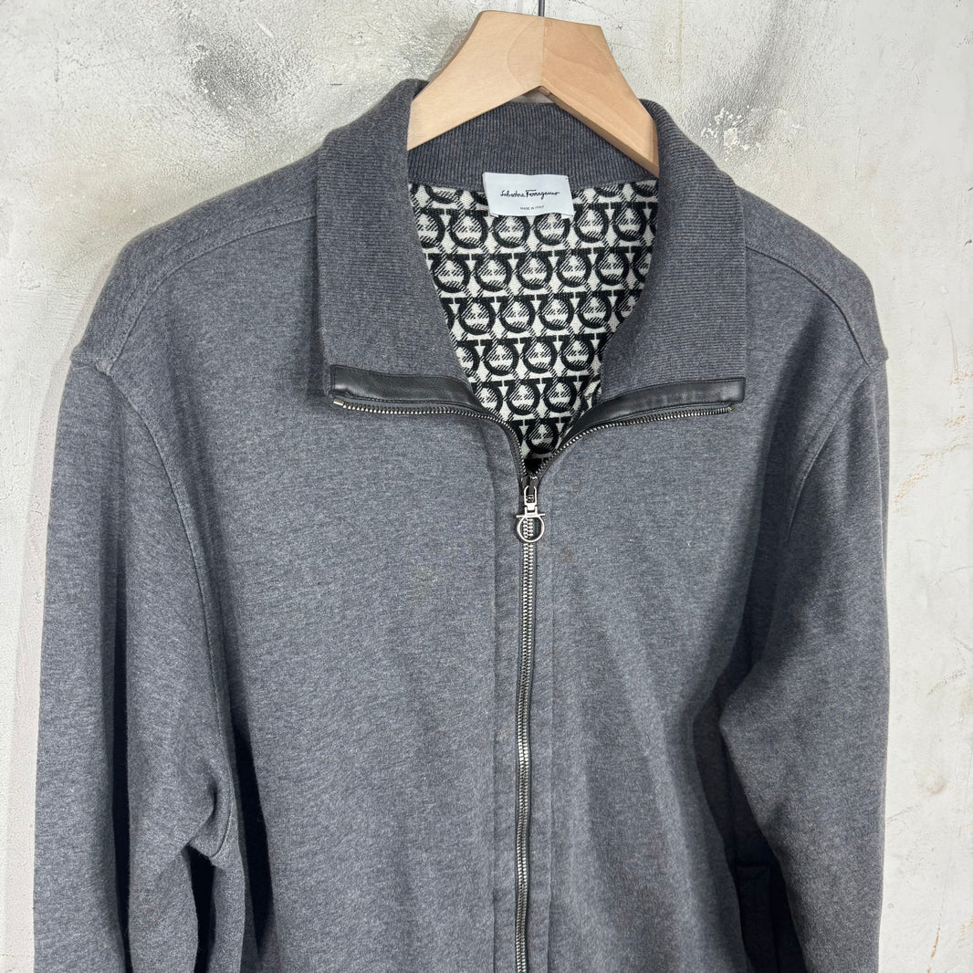 Ferragamo Zip Up Sweatshirt Track Jacket
