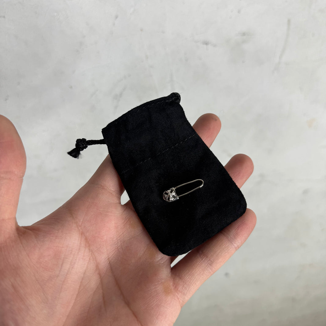 Chrome Hearts Silver Safety Pin